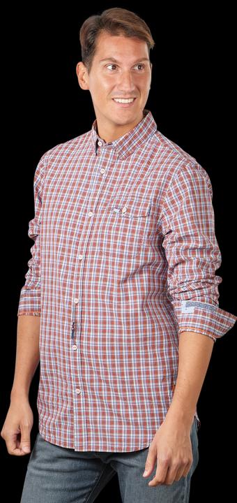 Scotch & Soda Check Mix Shirt Long Sleeve White/Multi