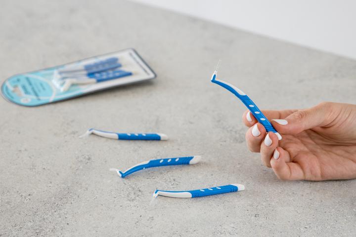 Actual product image Nordics Eco Interdental Toothbrush PLA L 4x0.40mm + 4x0.45mm- (8 x)