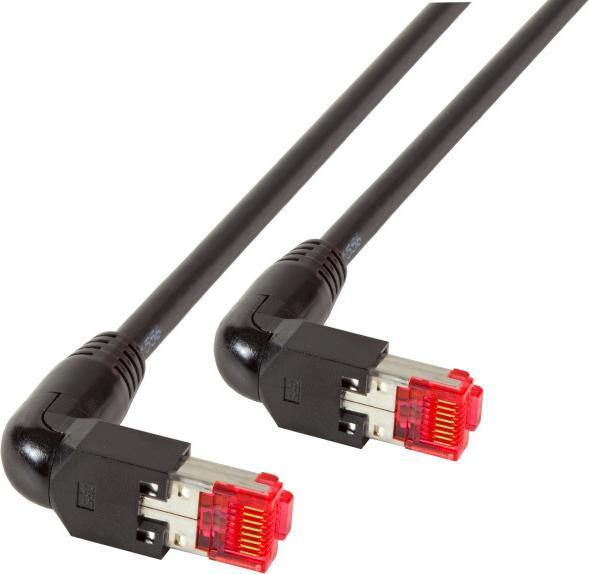 Immagine prodotto EFB Elektronik Cavo patch S/FTP, Cat., 2x TM21 90°, UC900schw (S/FTP, CAT6a, 7.50 m)