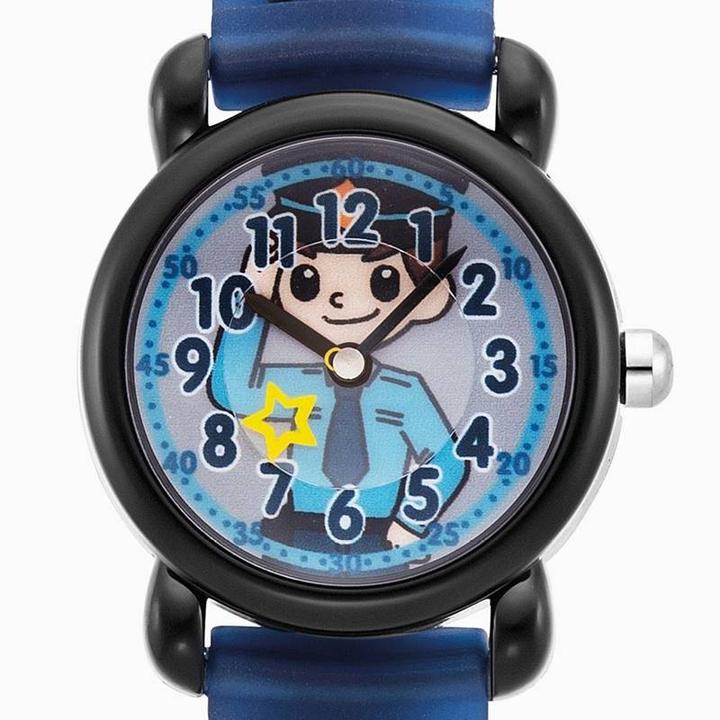 Produktbild Herzengel Kinderuhr Polizei (Analoguhr, 27 mm)