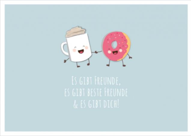 Produktbild Grusskarte Es gibt Freunde, es gibt beste Freunde & es gibt uns!