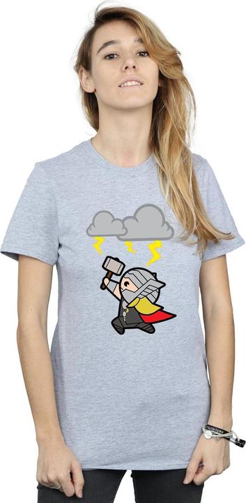 Immagine prodotto Kawaii Thor God Of Thunder Maglietta Ampia Donna (3XL)