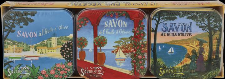 Immagine prodotto Benois Discop Set di saponette La Savonnerie De Nyons 3 pezzi - Mediterraneo. Lago (Ricarica, 300 ml)