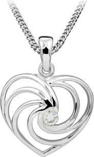 Image du produit Silver Cat Romantique collier coeur avec zircon SC408
