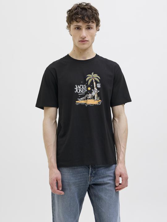 Produktbild Jack & Jones Gedruckt Rundhalsausschnitt T-shirt T-shirt (M)