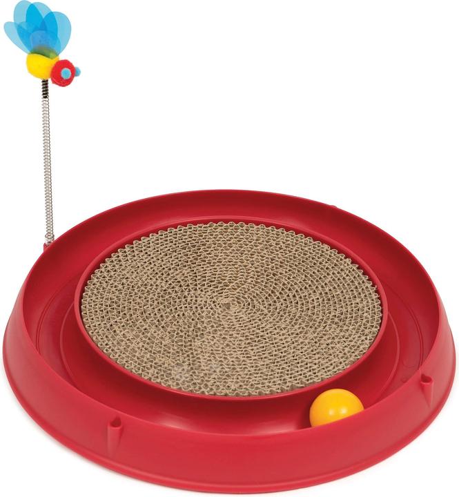 Actual product image Catit Play Ball Circuit with Scratching Pad (Intelligence toy cat)