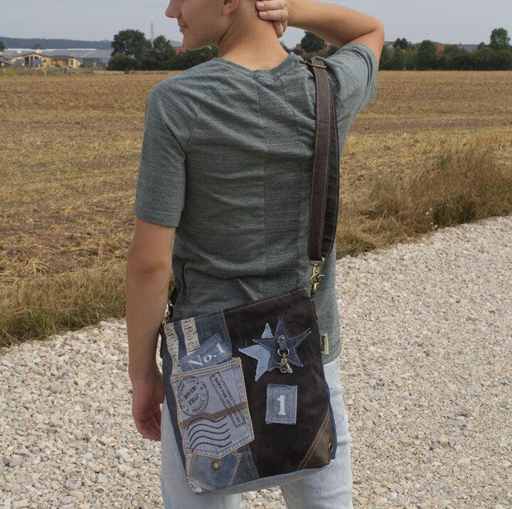 Immagine prodotto Sunsa Borsa in denim Borsa a mano Borsa a tracolla n.53