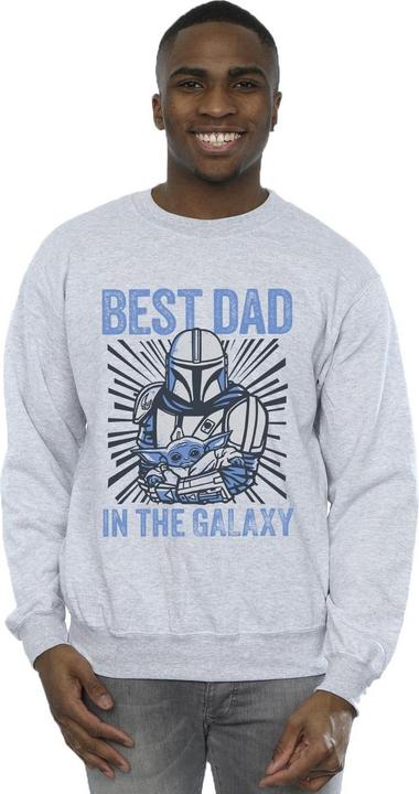 Immagine prodotto Star Wars Mandalorian Best Dad Galaxy Felpa Uomo (XXL)