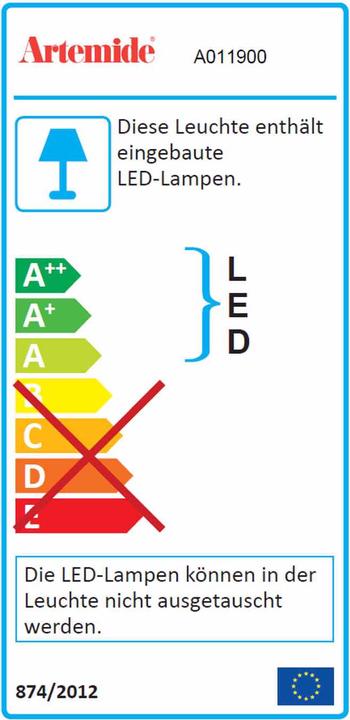 Energie-Label Artemide Tolomeo Micro (461 lm, E14)