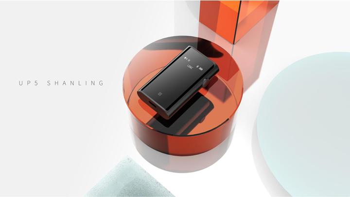 Actual product image Shanling UP5 (Display, Microphones, gain switch, USB-DAC, Bluetooth)