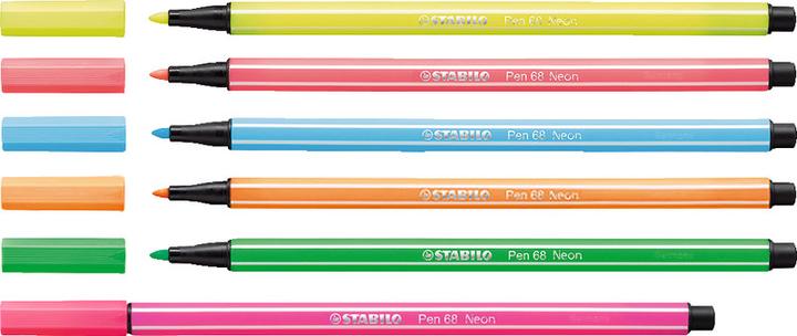 Produktbild STABILO Pen 68 Premium-Filzstift (Neonpink, 1 x)