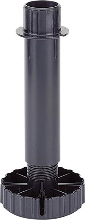 Produktbild Hettich Sockelverstellfuss Korrekt Kunststoff schwarz 50 mm Verstellbereich -6/+30 mm