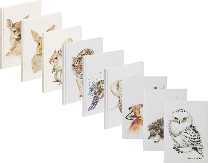 Actual product image Pagna Notebook A5/64BL dotted rabbit Save me (A5, Dotted, Soft cover)