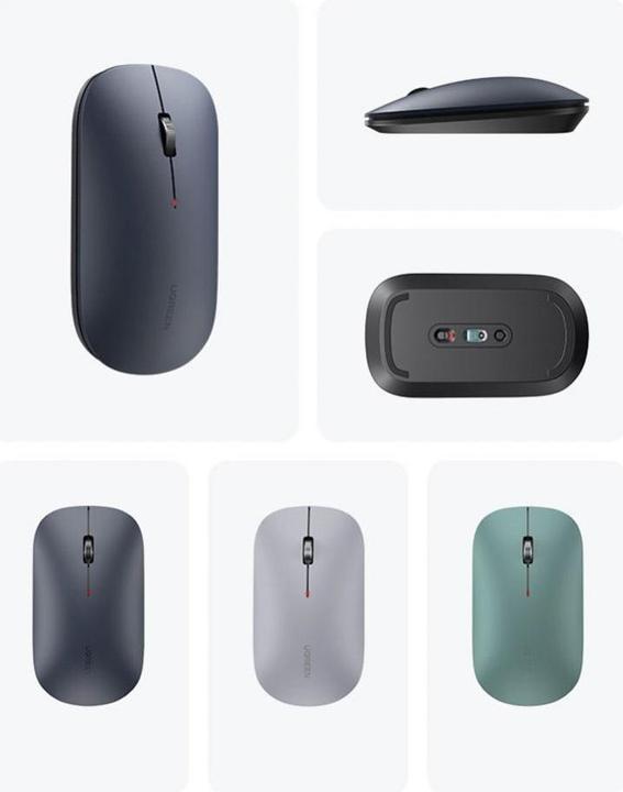 Produktbild Ugreen Wireless Mouse MU001 (Green) (Kabellos)