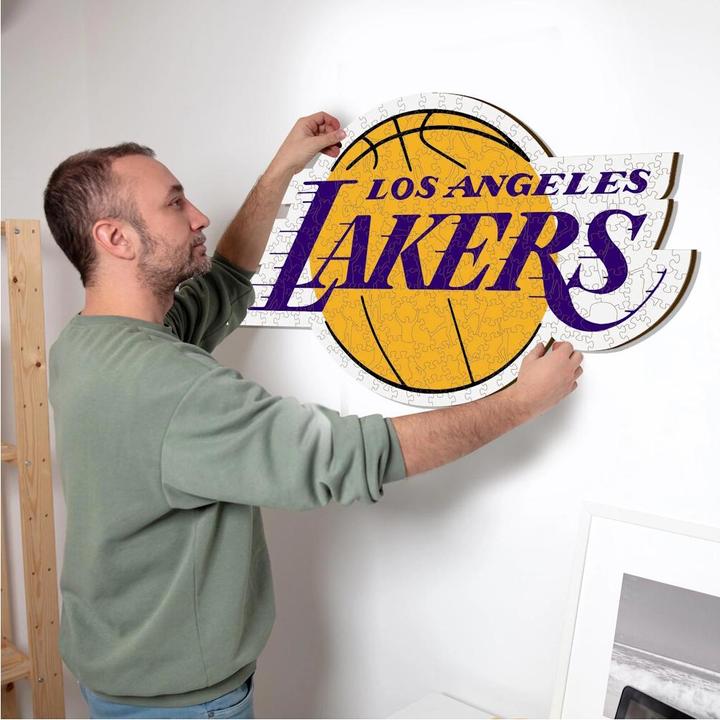 Immagine prodotto Iconic NBA - Los Angeles Lakers - Logo - Puzzle in Legno Taglia M (270 Pezzi) (270 pezzi)