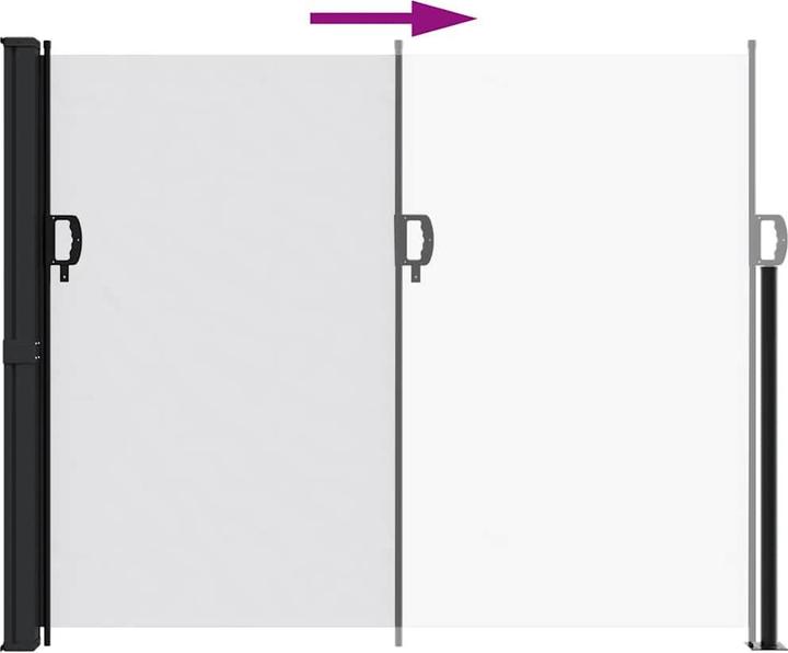 Productafbeelding VidaXL Uitschuifbare zijluifel (3 m)