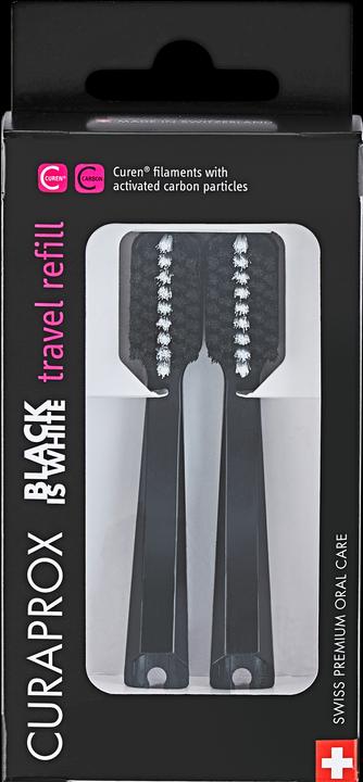 Image du produit Curaprox Recharge de voyage Black is white (Souple, 2 x)
