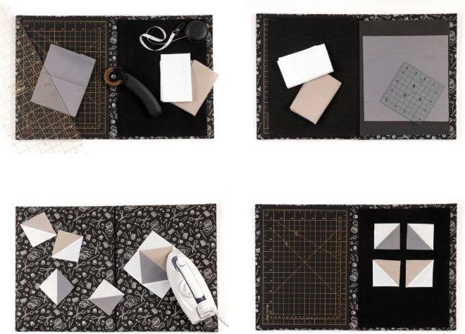 Produktbild Hemline Gold Schneideunterlage + Mappe