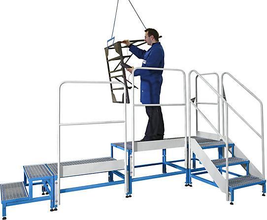 Actual product image Eurokraft Platform for platform module system (Platform ladder, 91 cm)