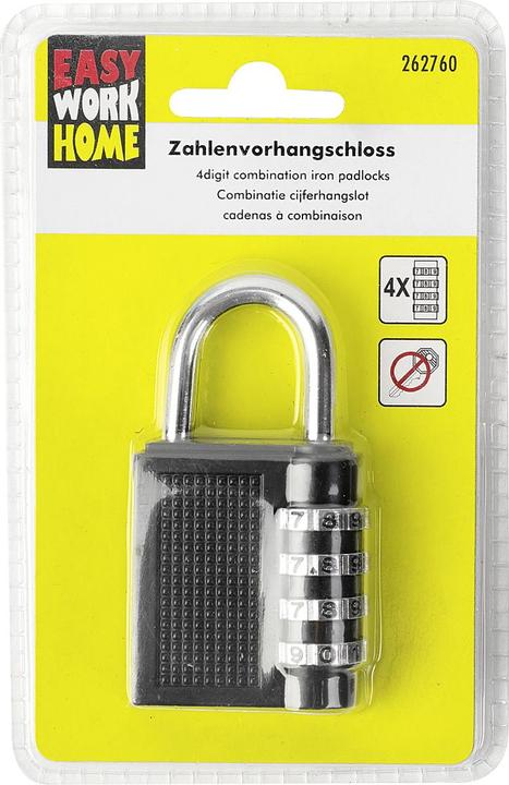 Produktbild Easy Work Zahlenvorhangschloss
