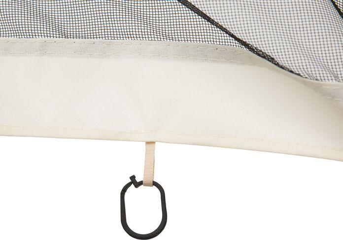 Actual product image Swisshandel24 Moskitonetz für 3x4 Pavillon 4 Seitenteile Fliegennetz mit Haken Reissverschluss Mückennetz Insekten (400 cm, 352 cm)