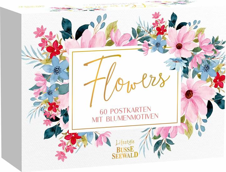 Actual product image Flowers. 60 postcards with flower motifs (60 pcs.)