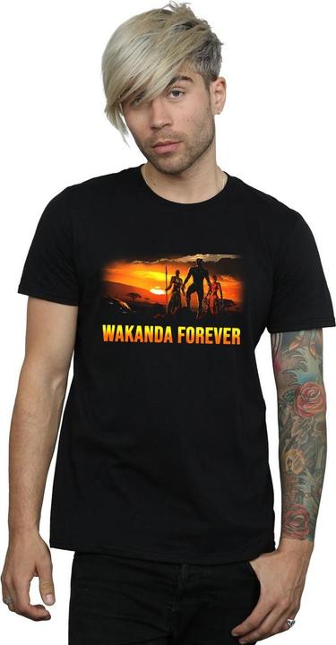 Immagine prodotto Maglietta da uomo Black Panther Wakanda Forever (S)
