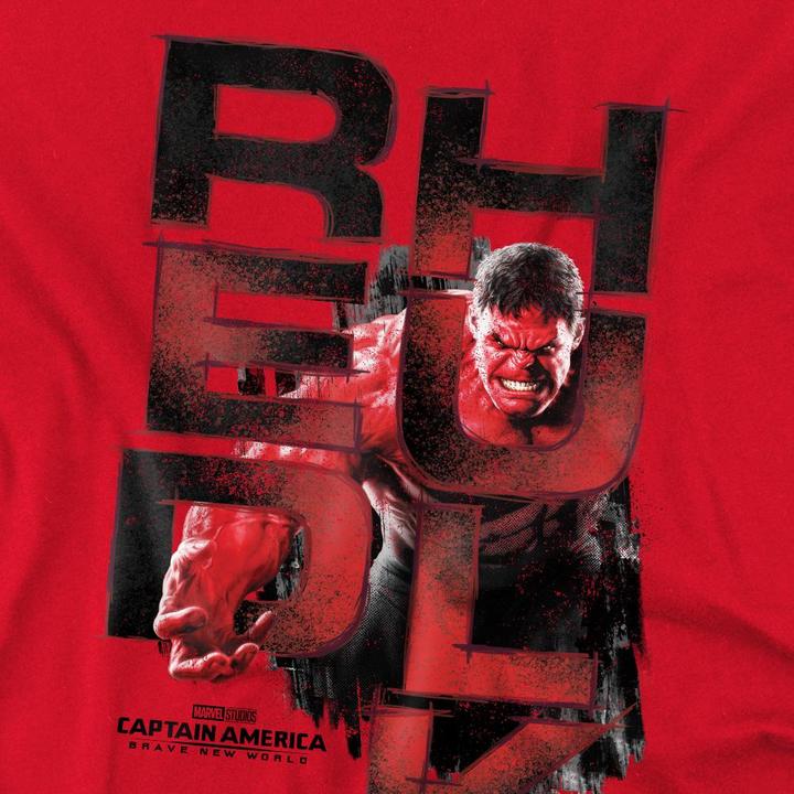 Actual product image Captain America Mens Red Hulk Logo T-Shirt (3XL)