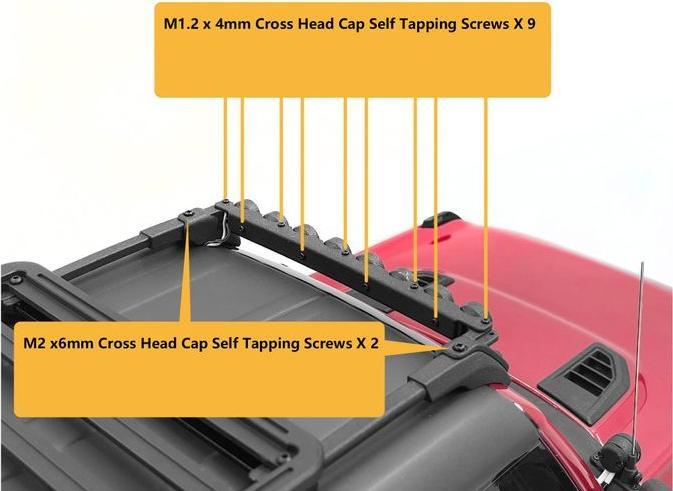 Produktbild Rc4Wd LED Light Bar rund für Dachträger, TRX-4 Bronco 21