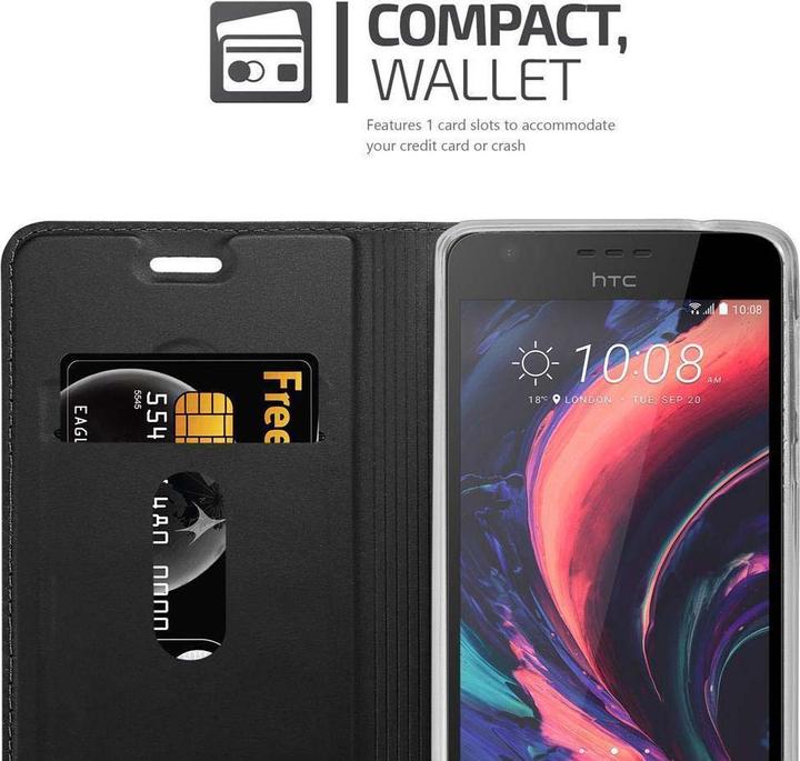 Actual product image Cadorabo Book Classy Style Cover (HTC Desire 10 Lifestyle, HTC Desire 825)