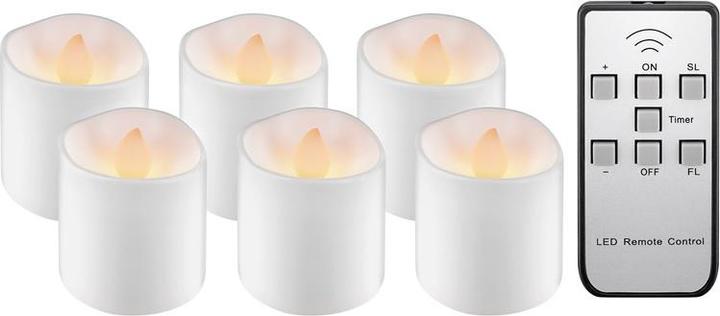 Goobay Set of 6 LED Tea Lights (6 x)
