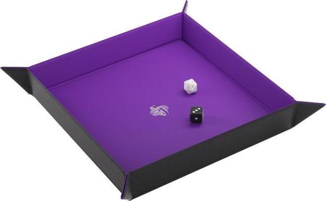 Actual product image Gamegenic GGS60047 - Magnetic Dice Tray Square Black&Purple