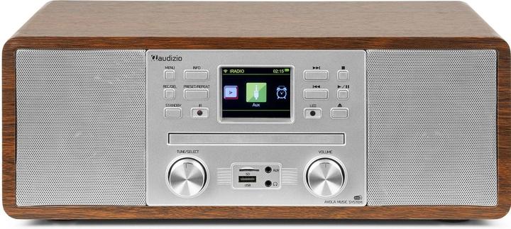 Image du produit Audizio DAB+ Radio Avola Silber, Radio Tuner: FM, DAB+ (DAB+ DAB, FM, Bluetooth, WiFi)