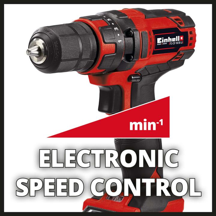 Actual product image Einhell TC-CD 18/35 Li (Rechargeable battery operated)