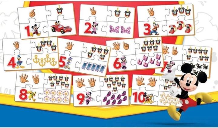 Actual product image Educa 19327 Puzzle 40 pieces, Disney Mickey Learning numbers from 3+ years (40 pieces)