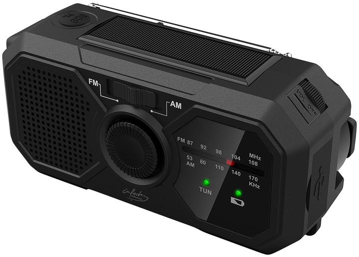 Produktbild Infactory Solar- und Dynamo-Koffer-Radio (FM, AM)
