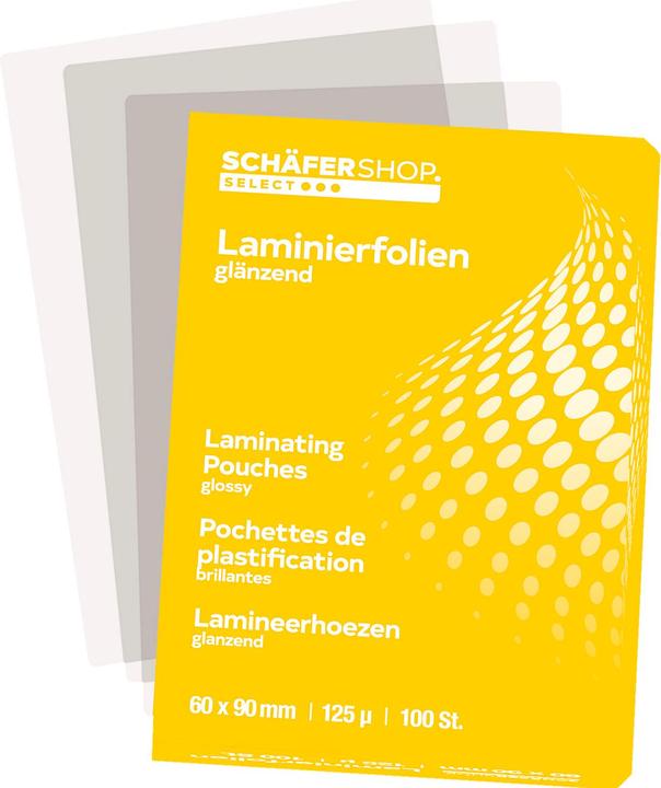 Actual product image Schäfer Shop Laminating foils (A6, 100 Piece, 125 µm)