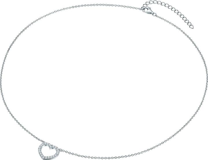 Produktbild Rafaela Donata Damen Herz Sterling Silber Zirkonia Silber 40,0 cm Basiskette + 5,0 cm Verlängerung - 33702 (Sterling Silber, 40 - 45 cm)