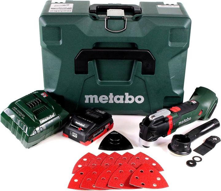 Produktbild Metabo MT 18 LTX Akku Multitool 18V ( 613021840 ) OIS-/Starlock-kompatibel + 1x Akku 4,0Ah + Ladeger