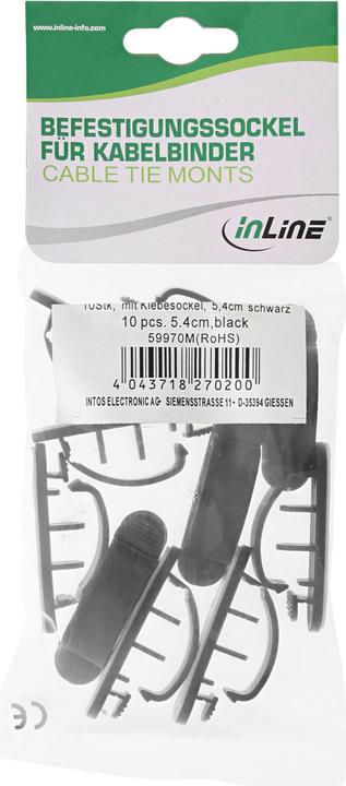 Actual product image InLine Cable guide clamp (28 mm, 10 pcs.)