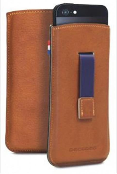 Actual product image Decoded Pouch for iPhone 5/5C/5S/SE Brown (Apple iPhone 5c, Apple iPhone SE, Apple iPhone 5s, Apple iPhone 5)