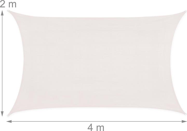 Produktbild Relaxdays Sonnensegel (400 x 200 x 0.2 cm)