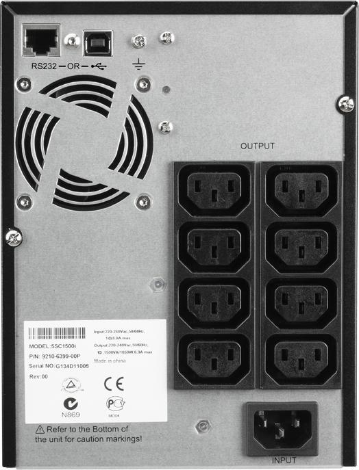 Image du produit Eaton 5sc1500i (1500 VA, 1050 W, Line-interactive Onduleur)
