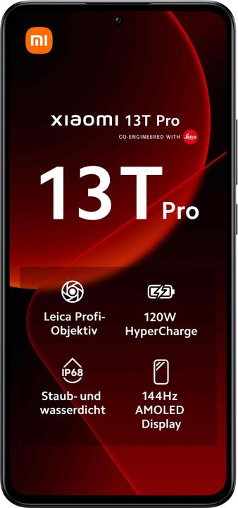 Image du produit Xiaomi 13T Pro (1000 Go, Noir, 6.67", Double SIM, 50 Mpx, 5G)