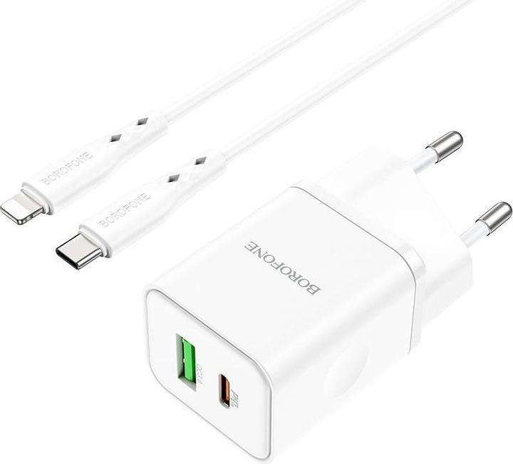Actual product image Borofone Charger incl. Lightning cable (18 W)