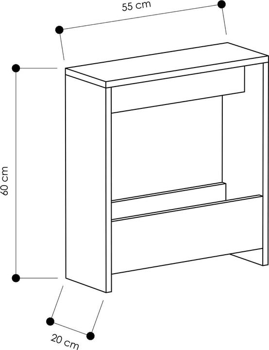 Actual product image Homitis Simpi (55 x 60 x 20 cm)