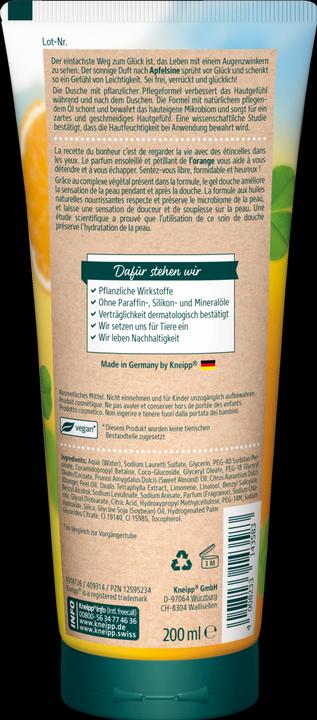 Actual product image Kneipp Aroma care shower Be free. crazy... (200 ml)