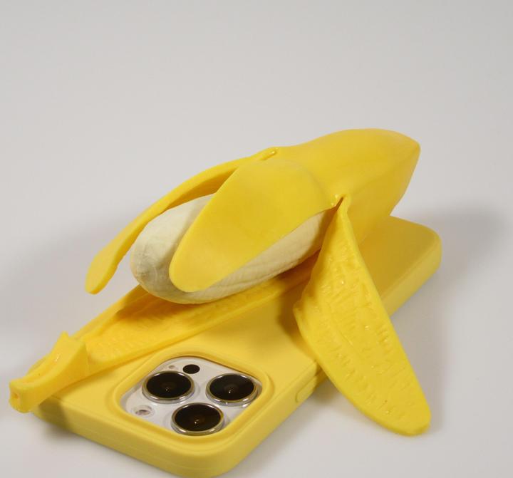 Actual product image PhoneLook Fourre Coque amusante 3D Banana (Apple iPhone 13 Pro)