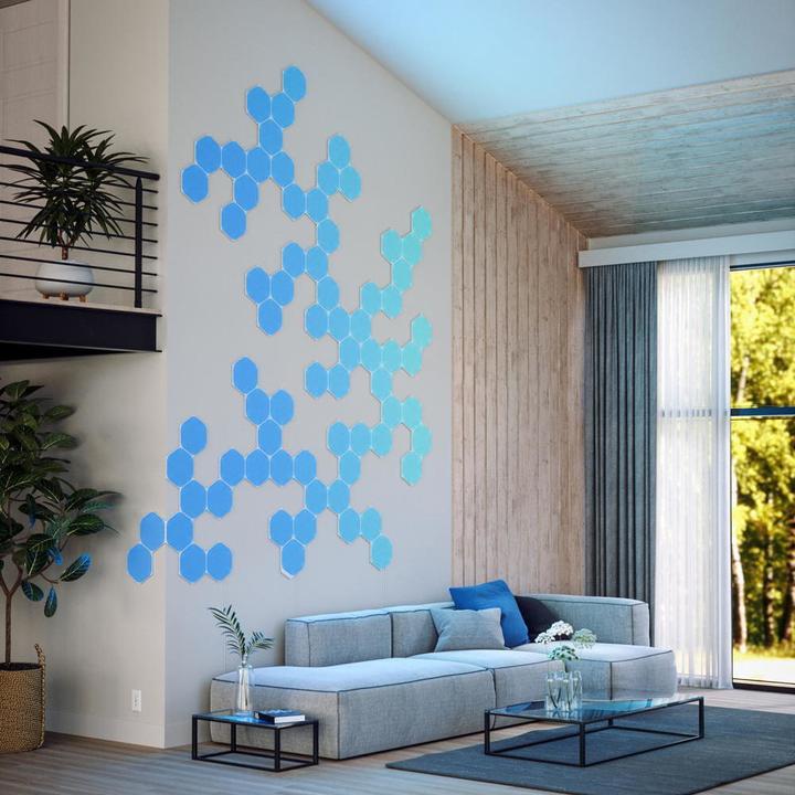 Actual product image Nanoleaf Shapes Hexagons Starter Kit (15x) (100 lm)