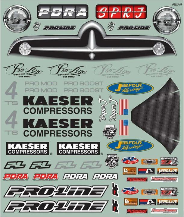 Image du produit Proline Carrosserie Super J Pro-Mod non peinte, 1:10